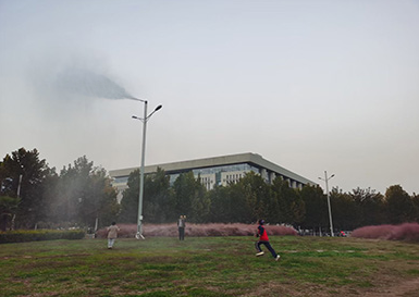 南陽市政公園景觀降塵案例